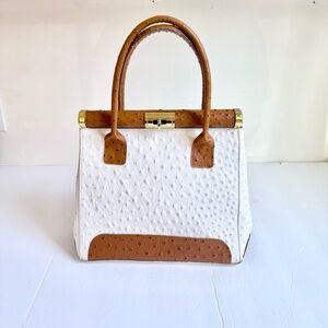 VINTGE BORSE in PELLE ostrich leather purse